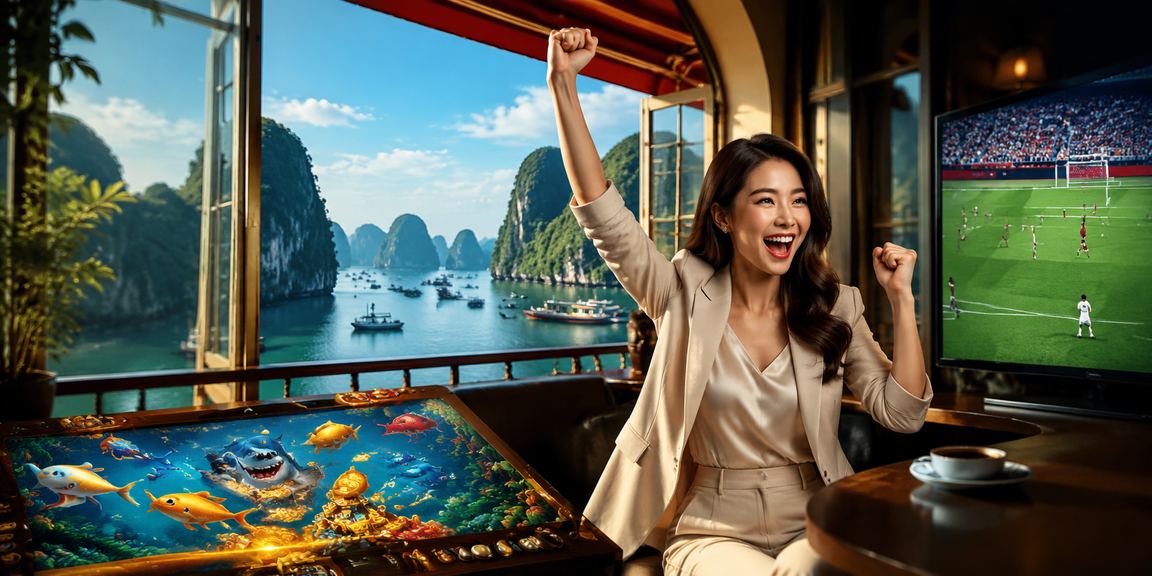 Người dùng tại Hạ Long vừa uống cà phê vừa theo dõi kèo và nạp tiền qua điện thoại