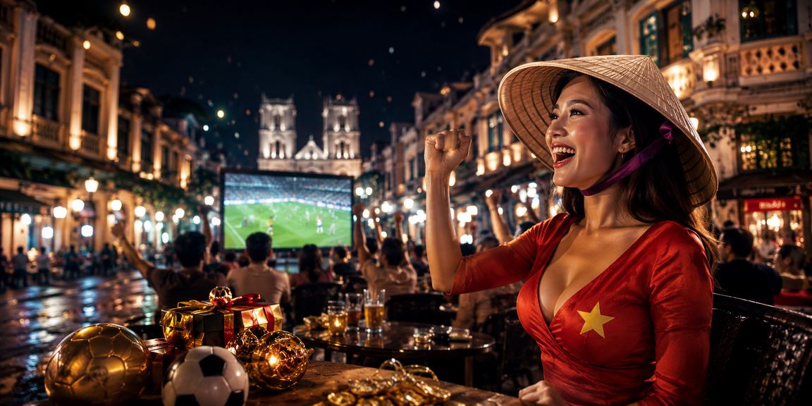 Người hâm mộ bóng đá tại Hà Nội theo dõi và đặt cược trực tuyến