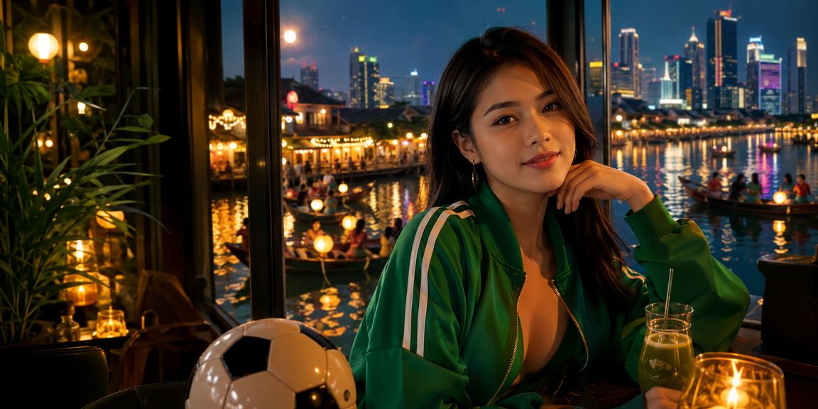 Người chơi dùng ứng dụng cá cược tại Hội An trong quán cà phê ven sông